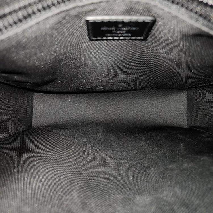 Pre Owned Louis Vuiton Black Epi Leather Sac Plat Tote Bag