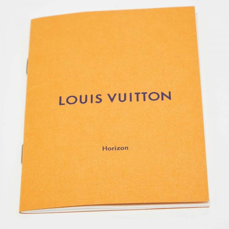 Pre Owned Louis Vuitton Racing Blue Monogram Empreinte Leather Horizon 55 Suitcase