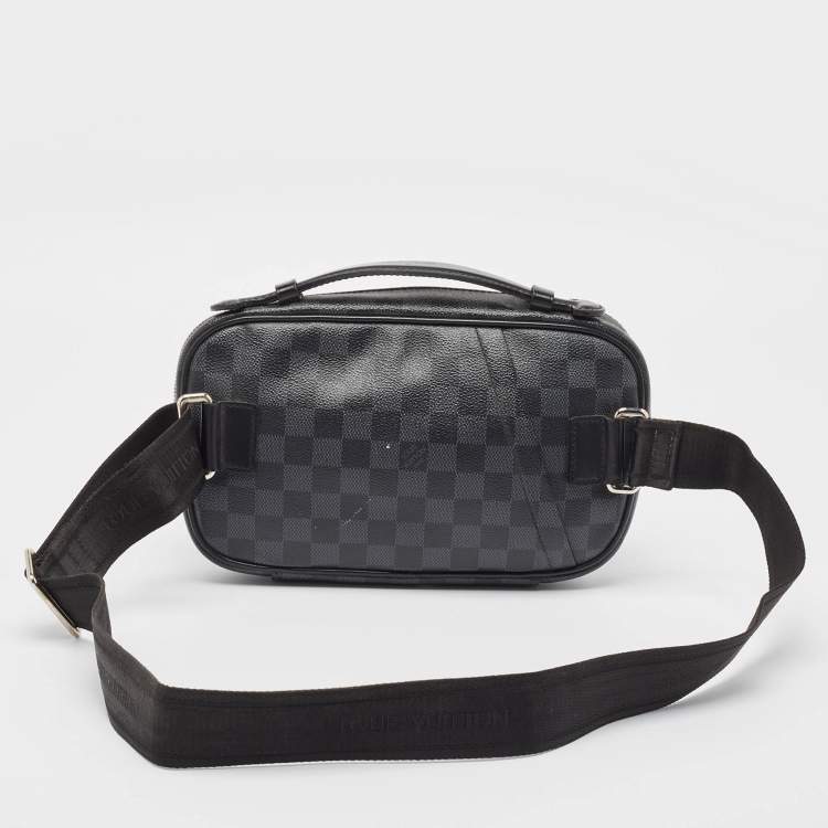 Pre Owned Louis Vuitton Damier Graphite Canvas Ambler Fanny Pack