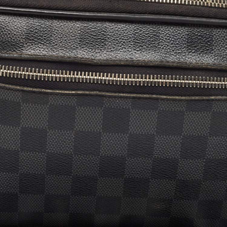 Pre Owned Louis Vuitton Damier Graphite Canvas Ambler Fanny Pack