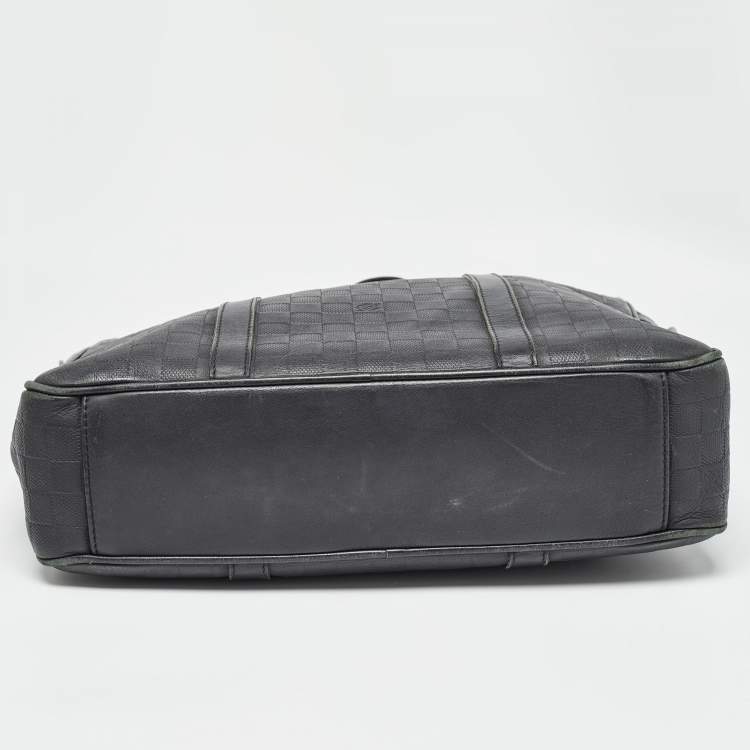 Pre Owned Louis Vuitton Damier Infini Leather Tadao Bag