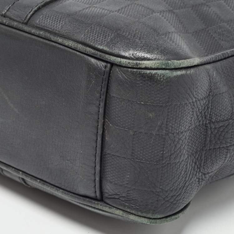 Pre Owned Louis Vuitton Damier Infini Leather Tadao Bag