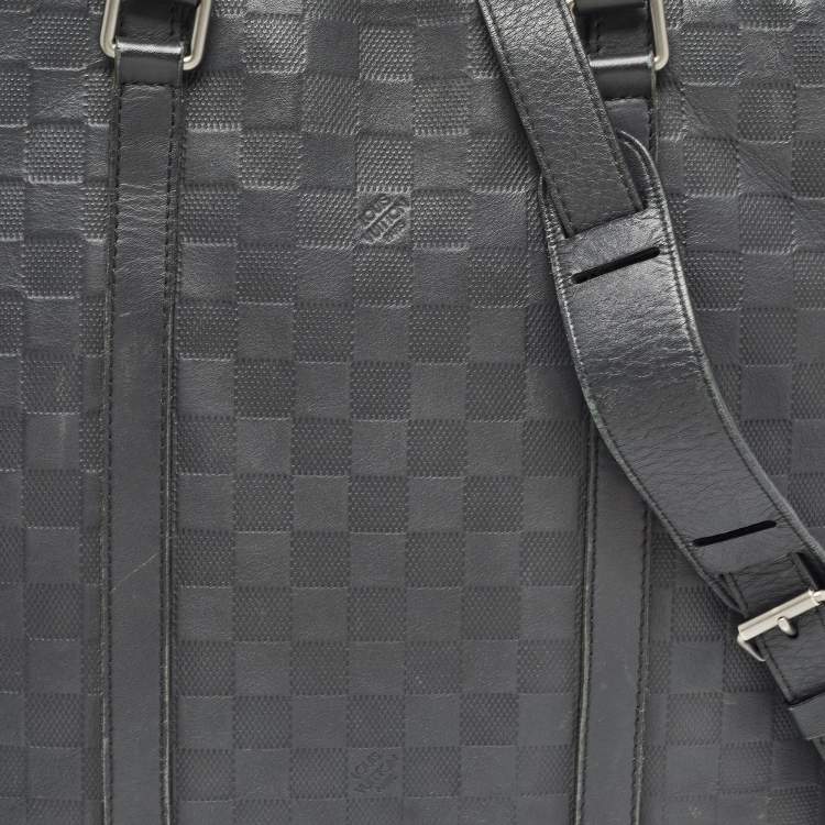 Pre Owned Louis Vuitton Damier Infini Leather Tadao Bag