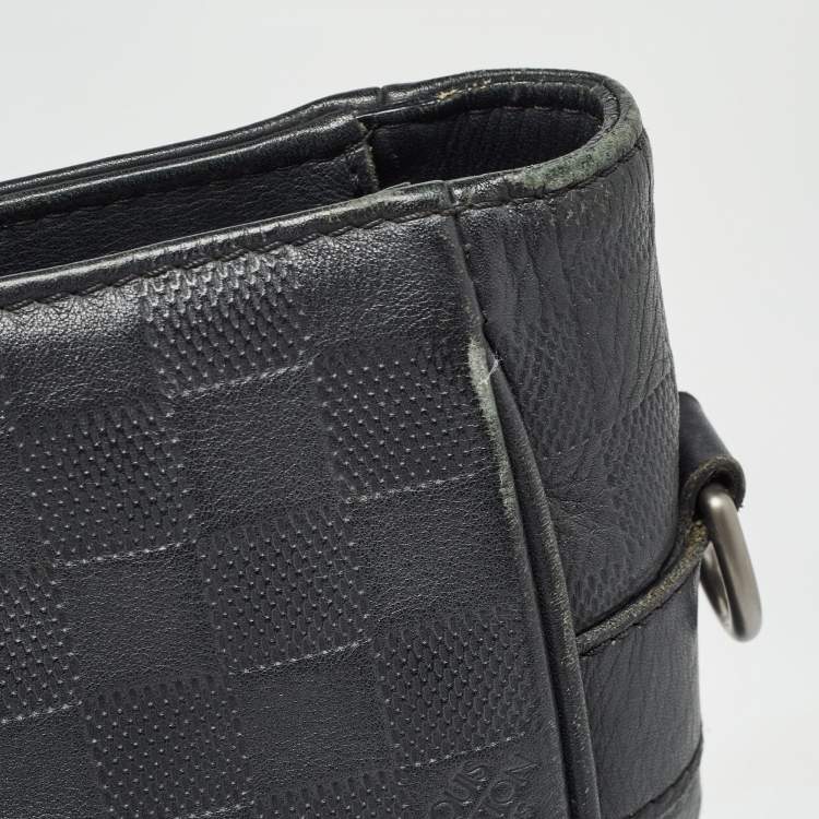Pre Owned Louis Vuitton Damier Infini Leather Tadao Bag