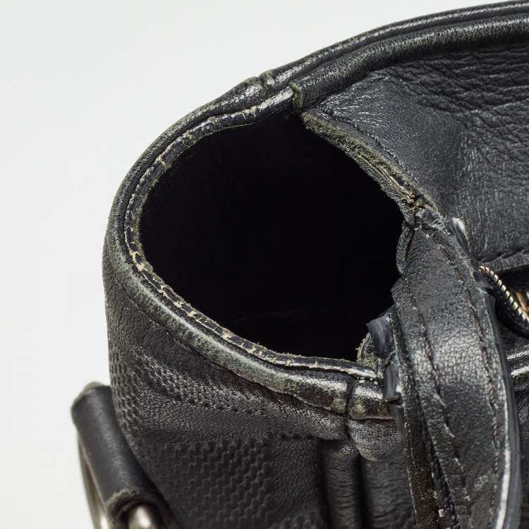 Pre Owned Louis Vuitton Damier Infini Leather Tadao Bag