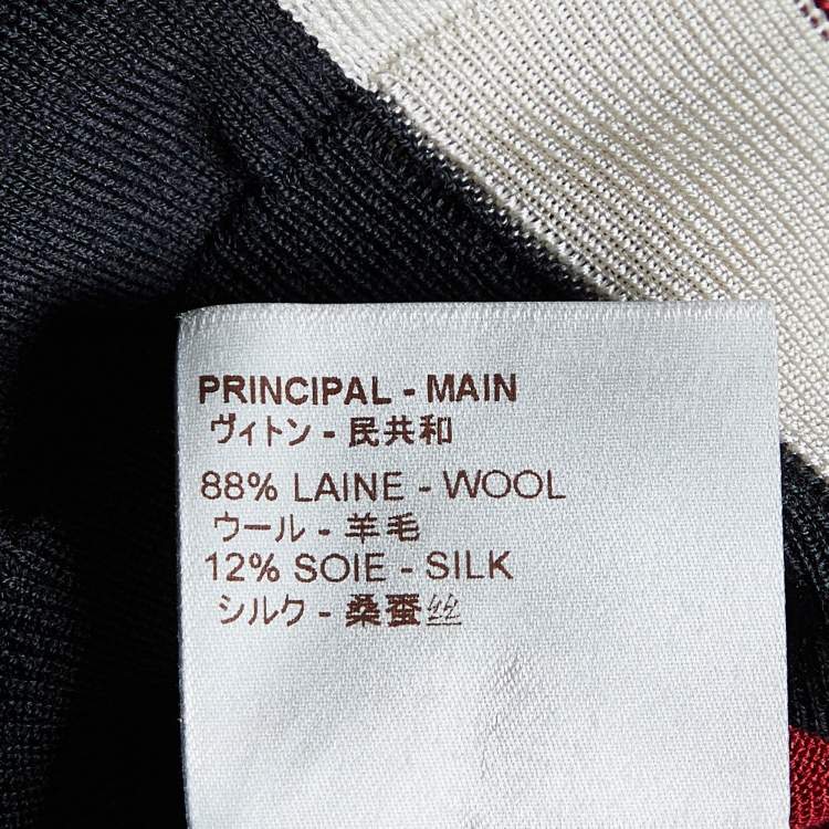 Pre Owned Louis Vuitton Grey Wool Blend Sweatshirt M