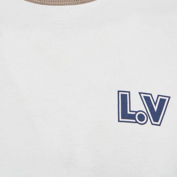Pre Owned Louis Vuitton White Aloha Print Cotton Knit T-Shirt M