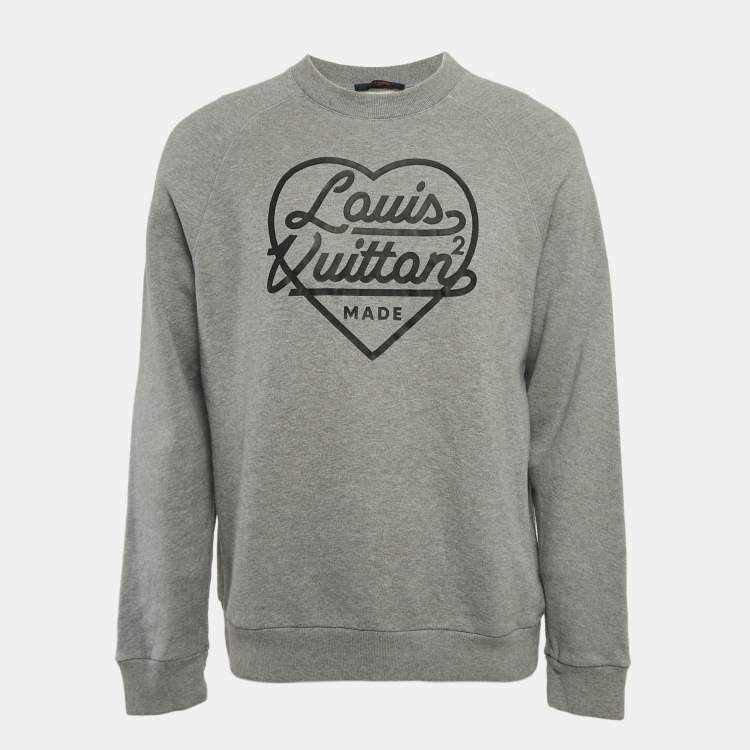 Louis Vuitton グレー スウェット Lサイズ NIGO トレーナー luxury-men-louis-vuitton-used-