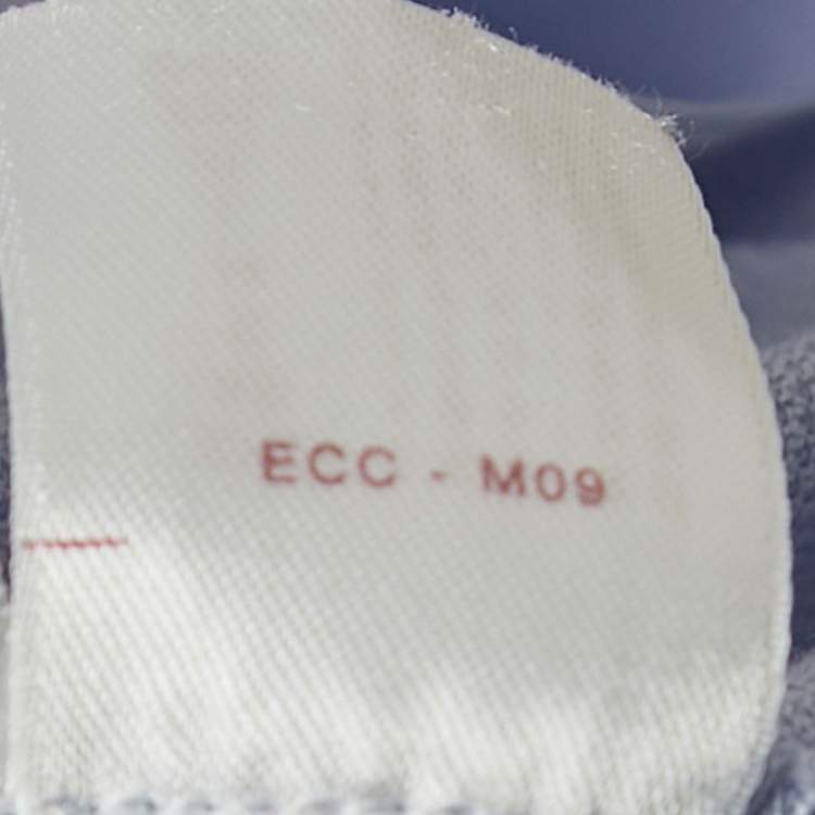 مملوكة مسبقًا Louis Vuitton Blue Pique Cotton Polo T-Shirt XL
