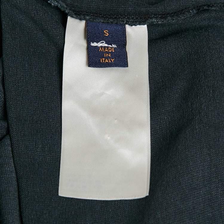 Pre Owned Louis Vuitton Grey Cotton Inside-Out Sleeve T-Shirt S
