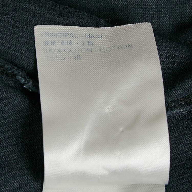 Pre Owned Louis Vuitton Grey Cotton Inside-Out Sleeve T-Shirt S