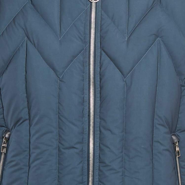 Pre Owned Louis Vuitton Nylon Padded Reversible Down Gilet XL