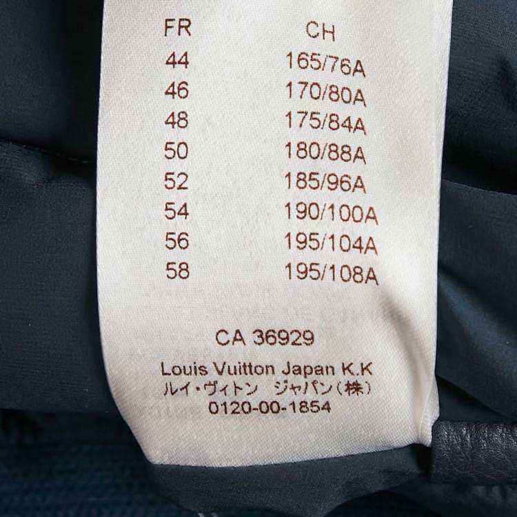 Pre Owned Louis Vuitton Nylon Padded Reversible Down Gilet XL