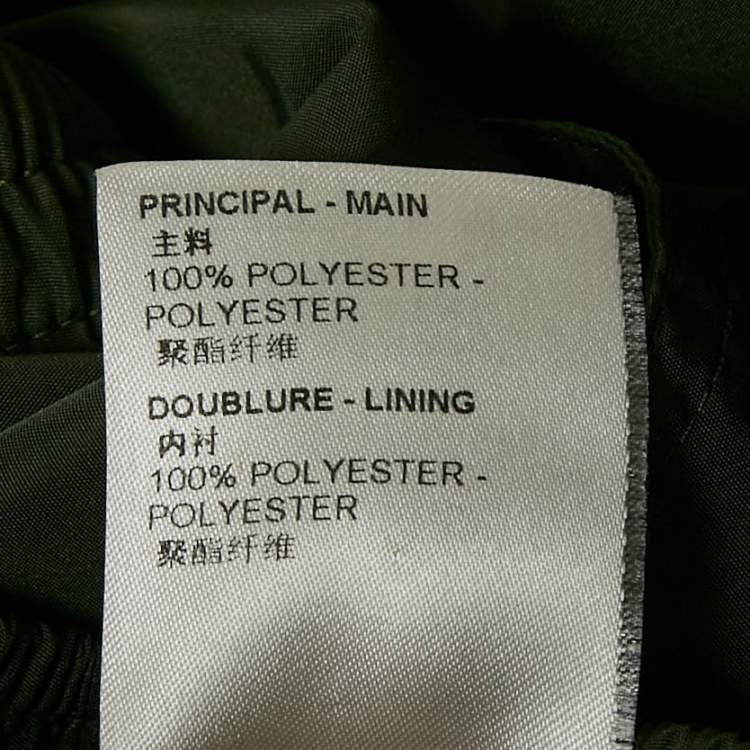 Pre Owned Louis Vuitton Green Synthetic Shorts S