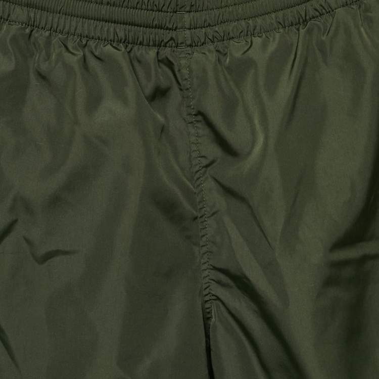 Pre Owned Louis Vuitton Green Synthetic Shorts S