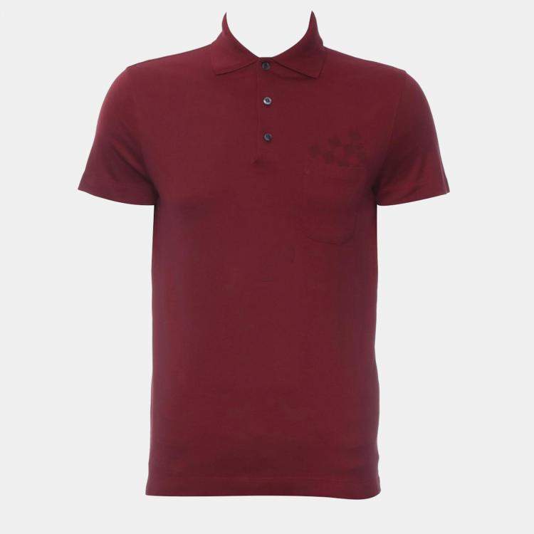 Pre Owned Louis Vuitton Cotton Polo Shirt S