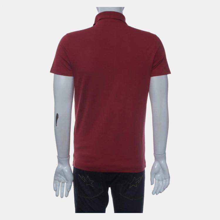 Pre Owned Louis Vuitton Cotton Polo Shirt S