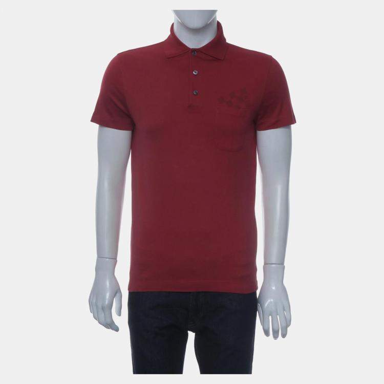 Pre Owned Louis Vuitton Cotton Polo Shirt S