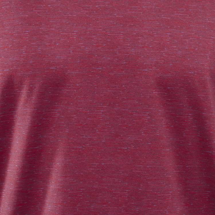 Pre Owned Louis Vuitton Red Printed Jersey Round Neck T-Shirt XL