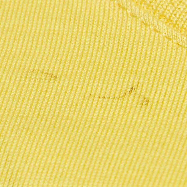 مملوكة مسبقًا Louis Vuitton Yellow Cotton Crew-Neck T-Shirt XL