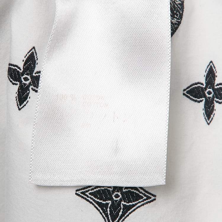 Pre Owned Louis Vuitton White Christopher Nemeth Rope Fil-coupe Cotton Shirt M