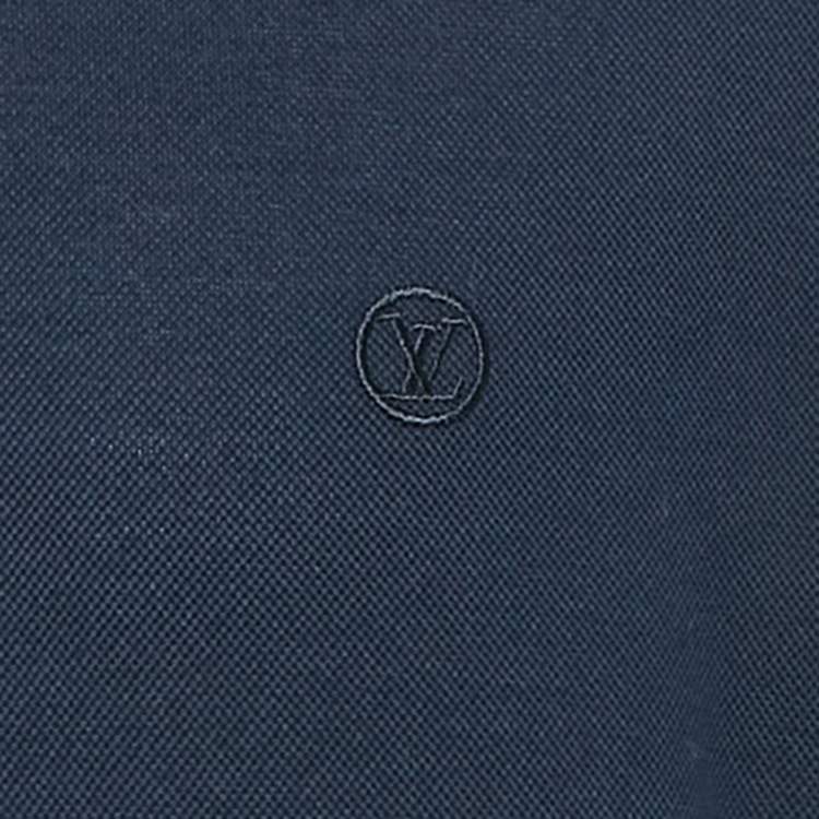 مملوكة مسبقًا Louis Vuitton Navy Blue Cotton Pique Polo T-Shirt 4XL