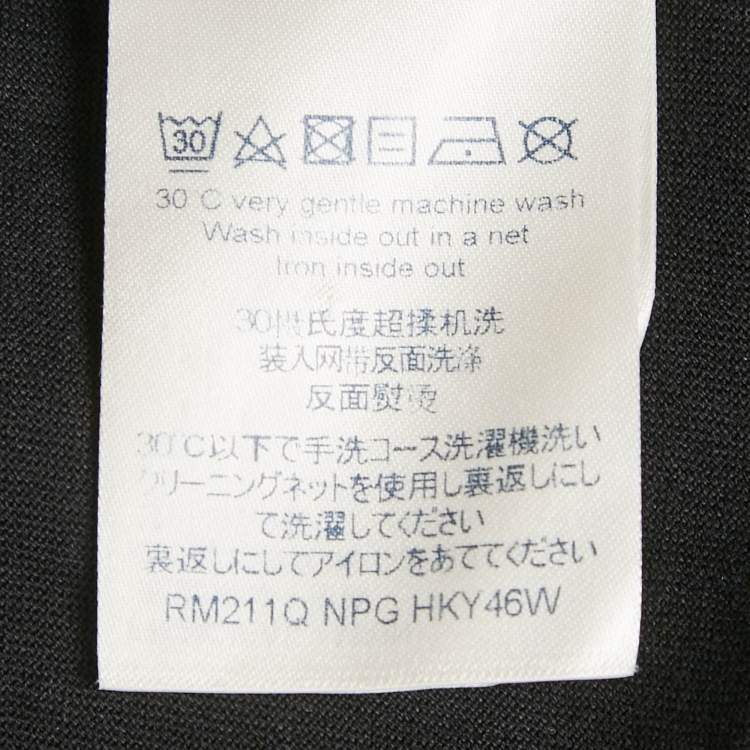 Pre Owned Louis Vuitton Black Monogram Gradient Print Cotton Crew Neck T-Shirt S