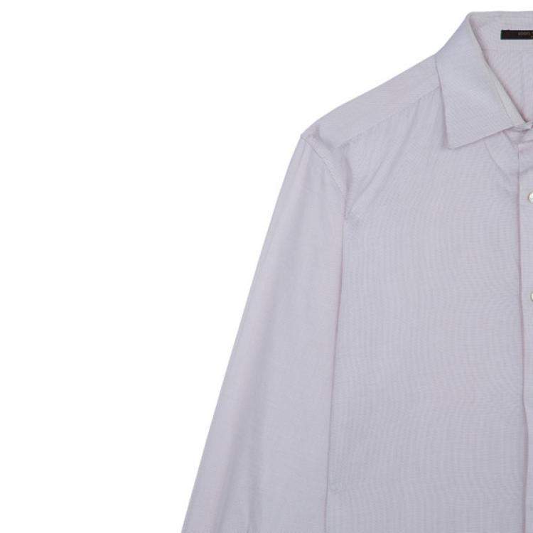 Pre Owned Louis Vuitton Rose Pink Cotton Button Down Shirt L