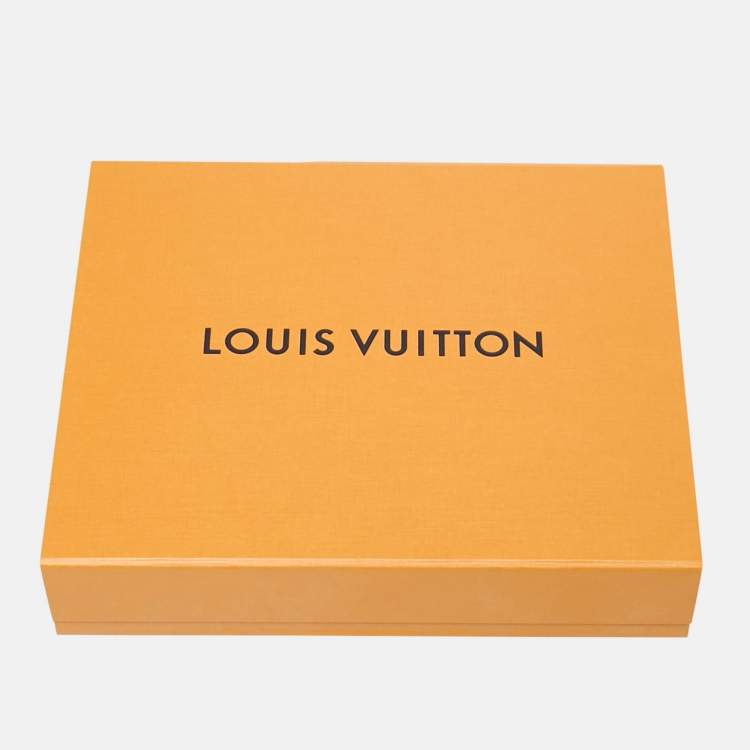 Pre Owned Louis Vuitton Navy Blue Monogram Jacquard Denim Jeans S Waist 31"