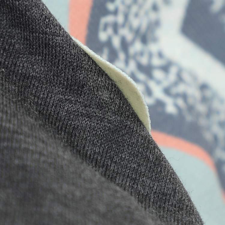 Pre Owned Louis Vuitton Dark Grey Cotton 2017 Graphic Print T-Shirt XS