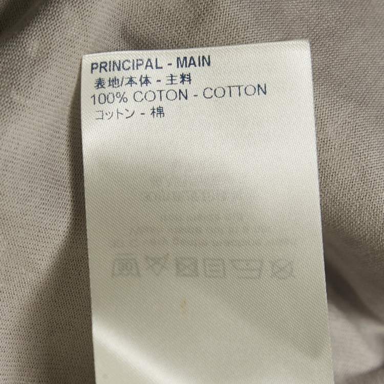 Pre Owned Louis Vuitton Grey Gradient Monogram Print Jersey T-Shirt M