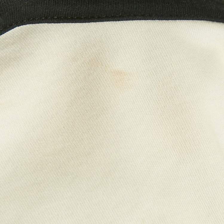 Pre Owned Louis Vuitton White Monogram Race Print Cotton Crewneck T-Shirt L