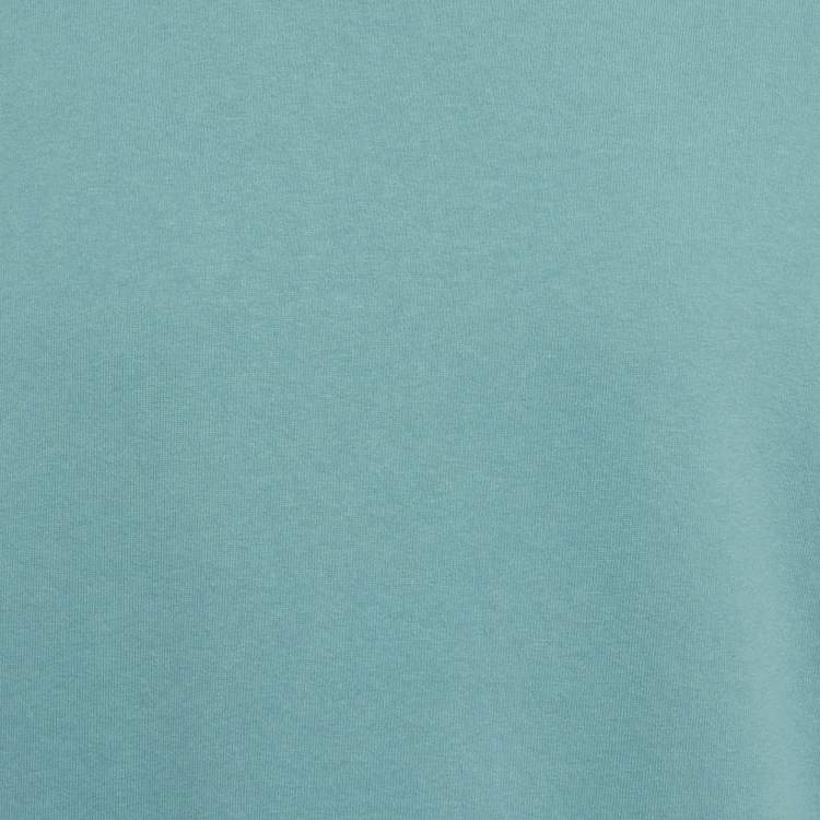 Pre Owned Louis Vuitton Aqua Green Cotton T-Shirt 4XL