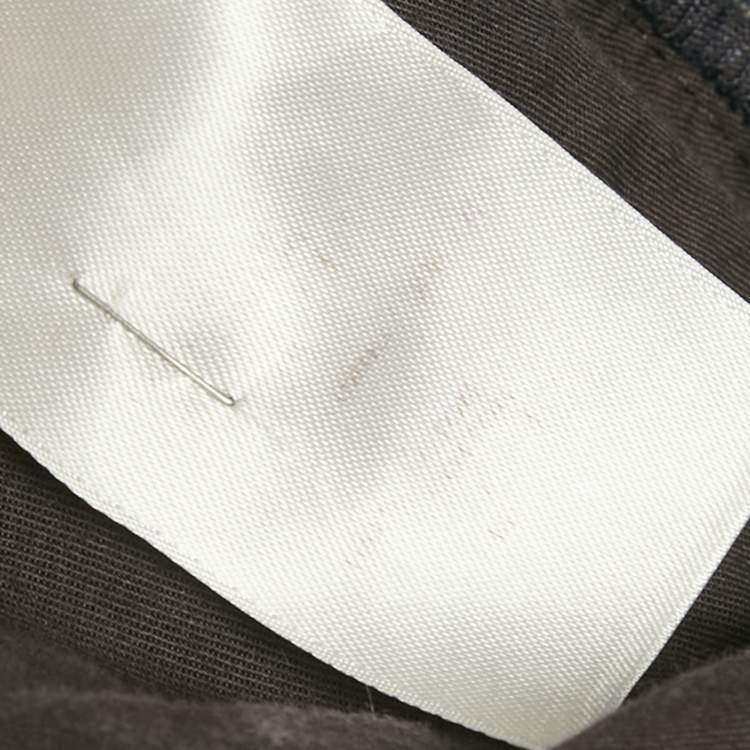 Pre Owned Louis Vuitton Blue Denim Logo Embroidered Jeans XL Waist 33" 