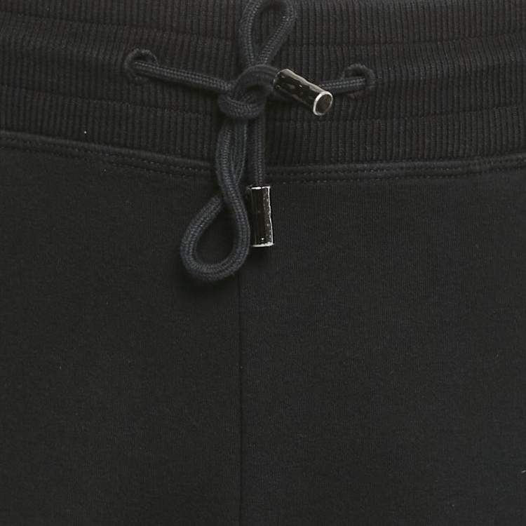 Pre Owned Louis Vuitton Black Cotton Knit Joggers L