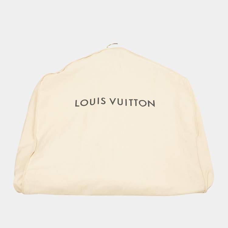 Pre Owned Louis Vuitton Navy Blue Patterned Wool Pants Suit Set L