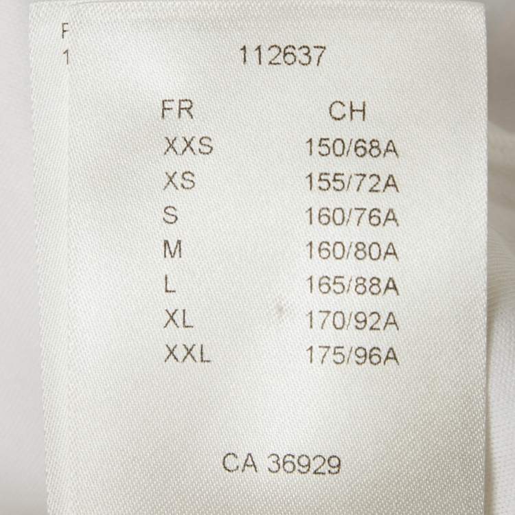 Pre Owned Louis Vuitton White Printed Jersey Crewneck T-Shirt L