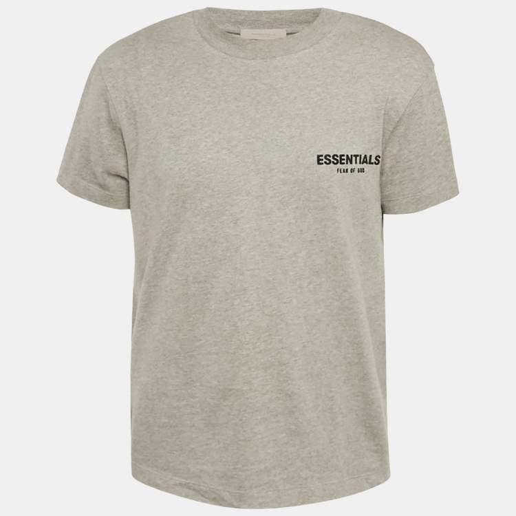 Pre Owned Louis Vuitton Staples Edition Dark Grey Cotton Inside Out Oversized T-Shirt S