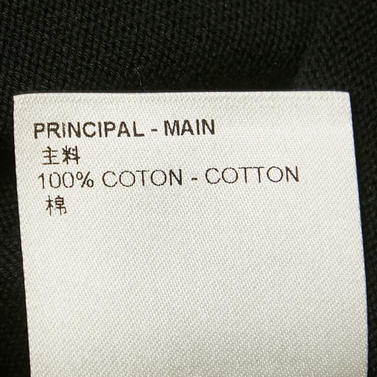 Pre Owned تي شيرت لوي فيتون جيرسي دامير أبيض برقبة مستديرة مقاس صغير