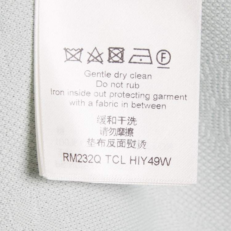 Pre Owned Louis Vuitton Blue Monogram Cotton 3D Pocket T-Shirt 4L