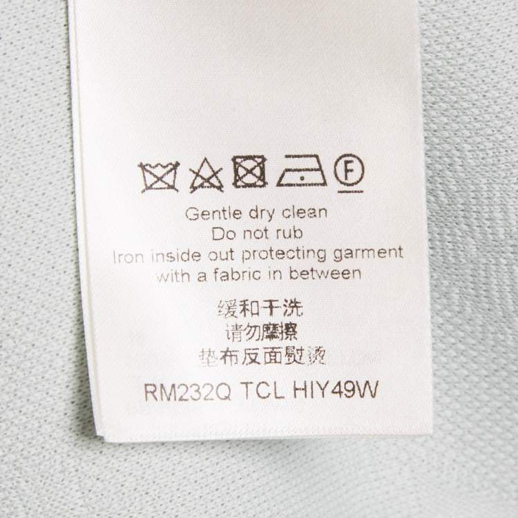 Pre Owned Louis Vuitton Blue Monogram Cotton 3D Pocket T-Shirt 4L