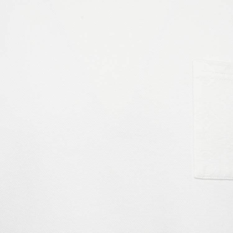 مملوكة مسبقًا Louis Vuitton White Cotton Monogram Pocket T-Shirt XXL