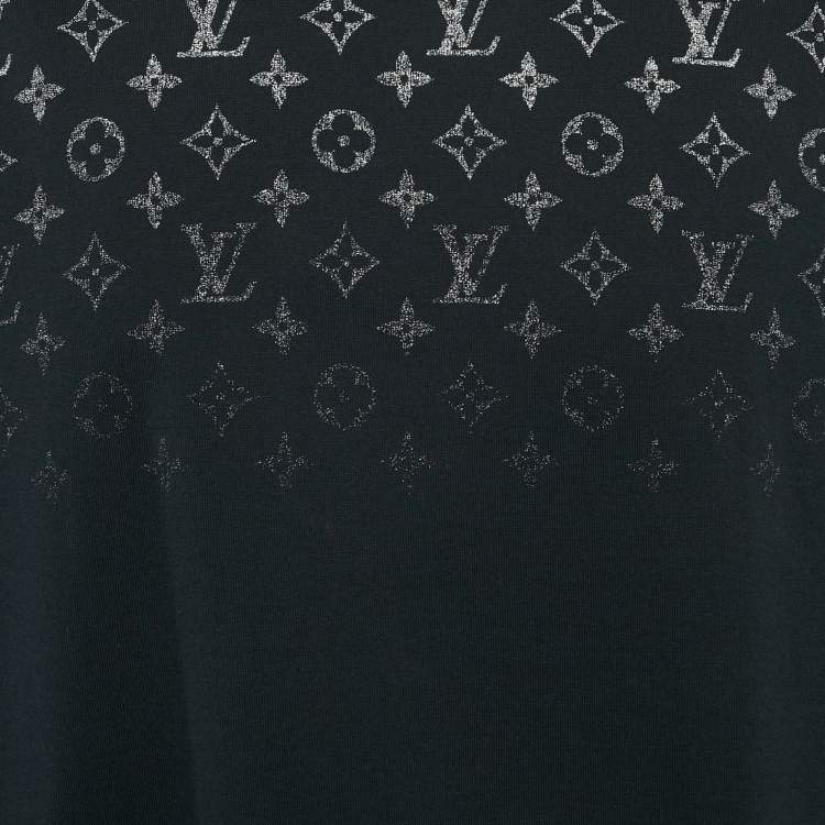 مملوكة مسبقًا Louis Vuitton Navy Blue Monogram Gradient Jersey T-Shirt 5L