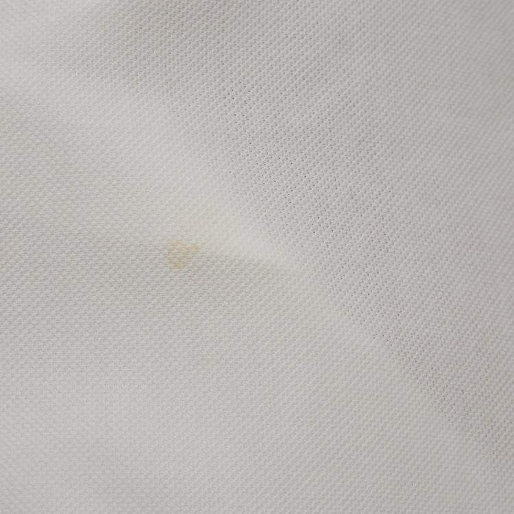 مملوكة مسبقًا Louis Vuitton White Pique Polo T-Shirt L