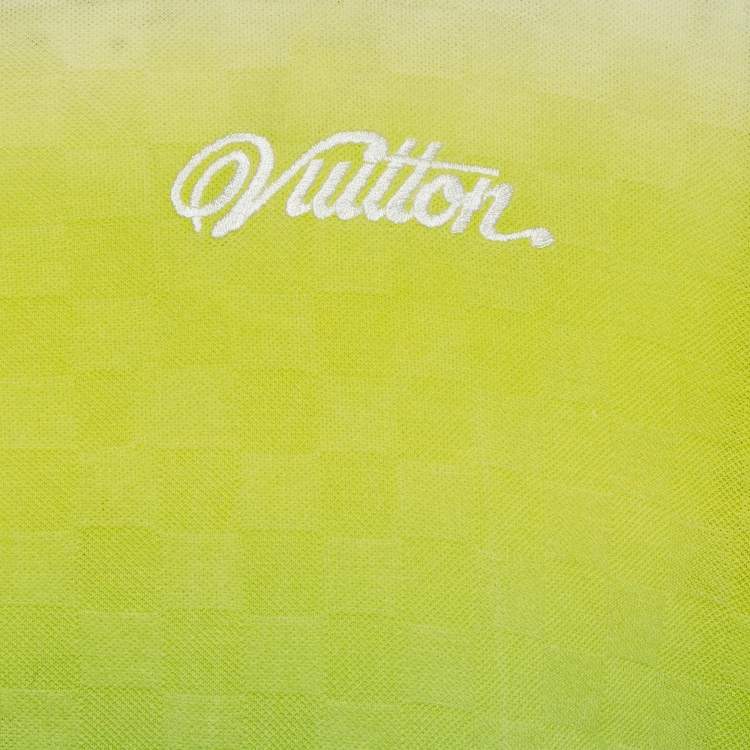 Pre Owned Louis Vuitton Multicolour Pique Damier Gradient T-Shirt M