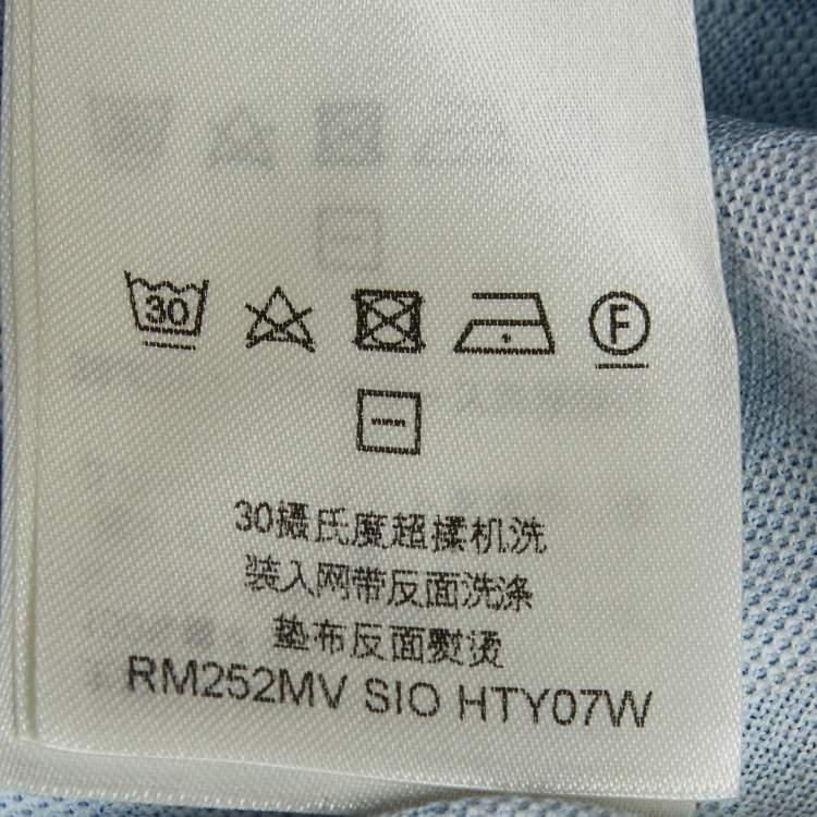 Pre Owned Louis Vuitton Multicolour Pique Damier Gradient T-Shirt M