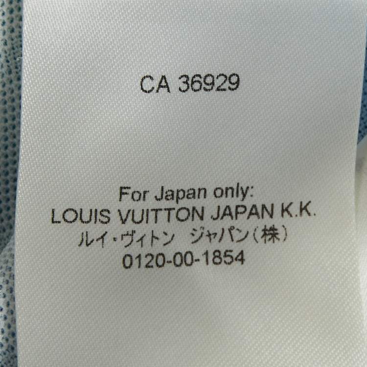 Pre Owned Louis Vuitton Multicolour Pique Damier Gradient T-Shirt M