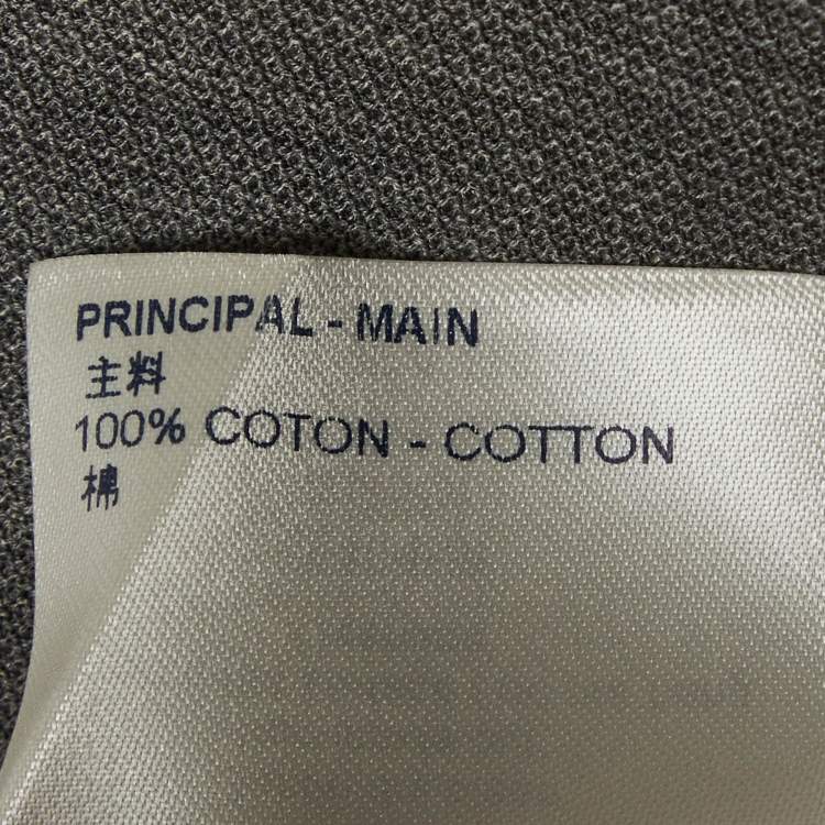 Pre Owned Louis Vuitton Grey Cotton Polo T-Shirt XXL