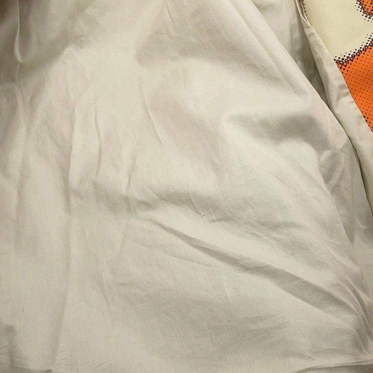 Pre Owned Louis Vuitton Camouflage Pattern Mountain Parka Size 50 Orange/Multicolor Cotton100%