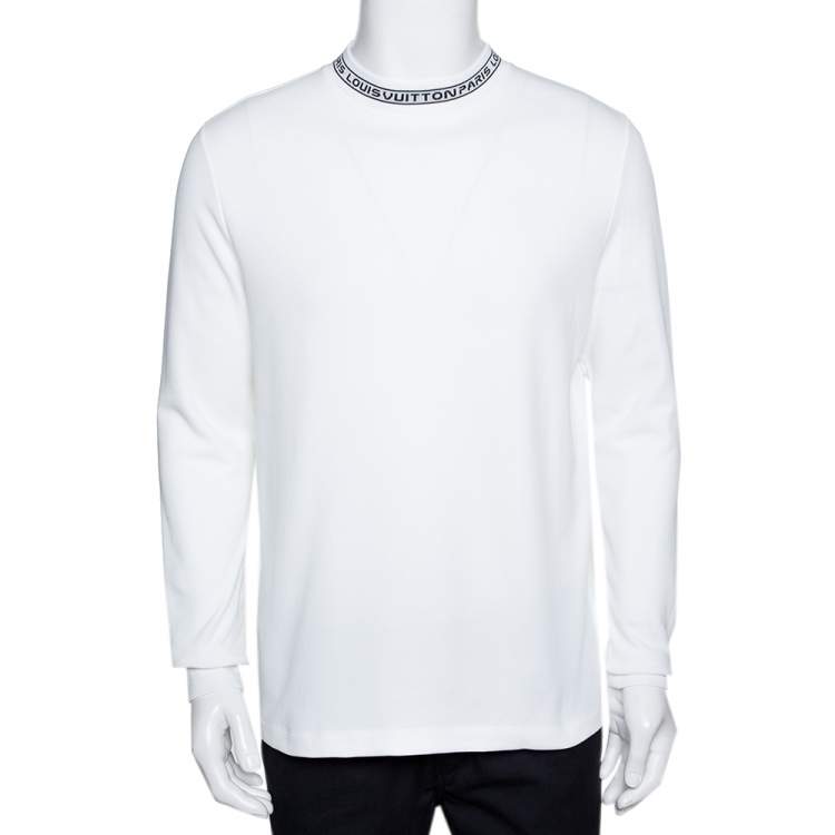 Louis Vuitton® Cotton Long-sleeved Shirt White. Size 38 in 2023